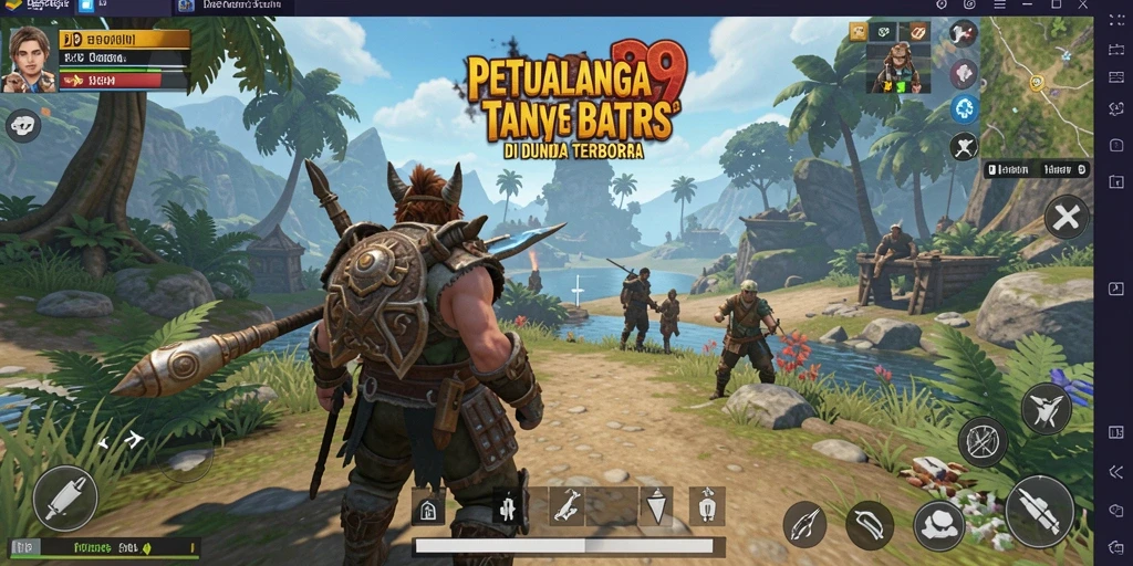 Screenshot gameplay DEPO89 menampilkan petualangan seru di dunia terbuka.