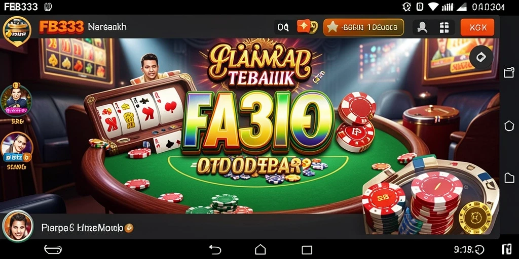 Screenshot FB333 menampilkan gameplay Kasino yang mendebarkan dan menarik.