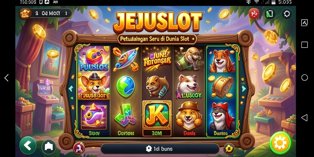 Tampilan gameplay JEJUSLOT yang penuh tantangan dan visual menakjubkan.