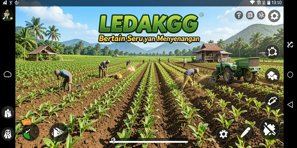 Tampilan gameplay seru dan interaktif di <strong>LEDAKGG</strong>.