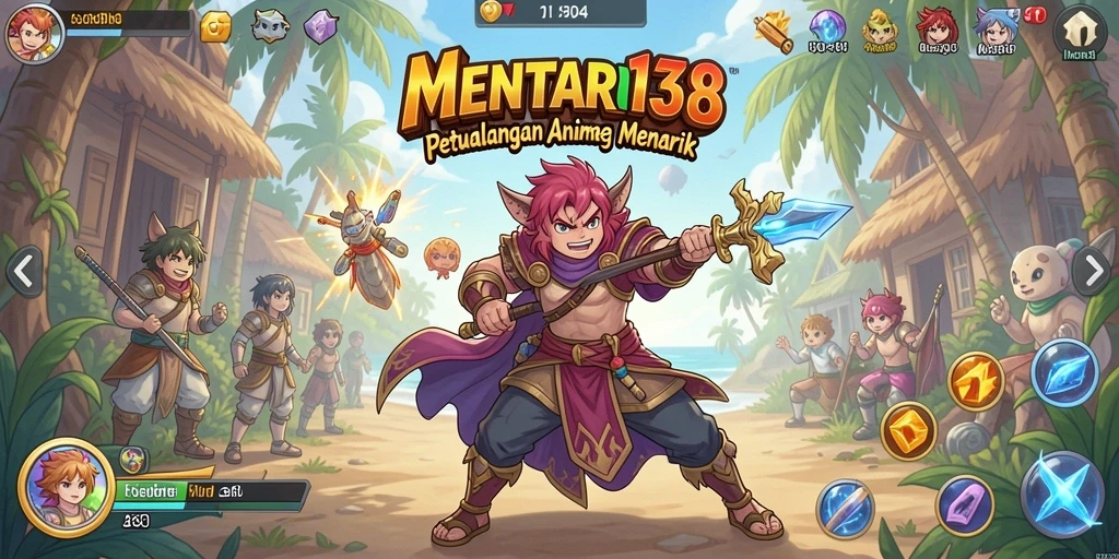 Tampilan gameplay MENTARI138 yang penuh warna dan menarik.