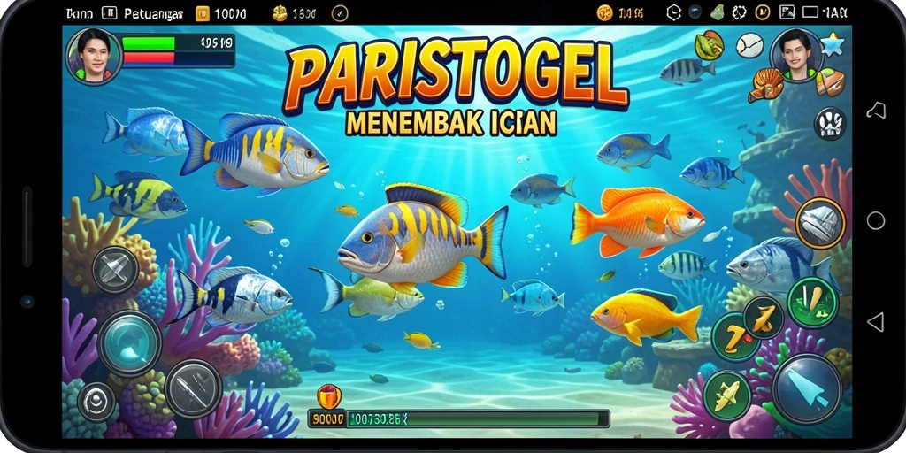 Tampilkan aksi menembak ikan yang mendebarkan dalam PARISTOGEL.