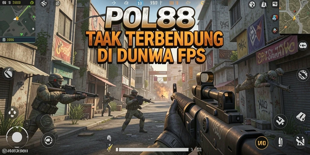Screenshot POL88 menunjukkan aksi menegangkan dalam permainan FPS.